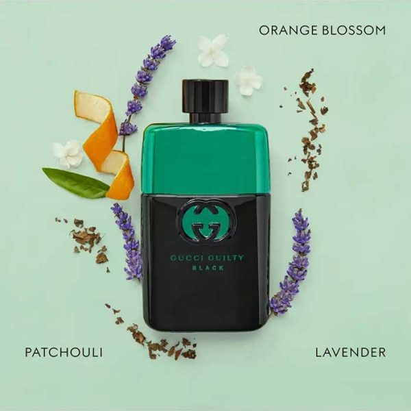 Thiết kế chai nước hoa Gucci Guilty Black EDT 90ml