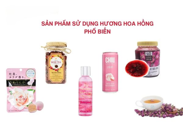 Ứng dụng hương hoa hồng trong đời sống
