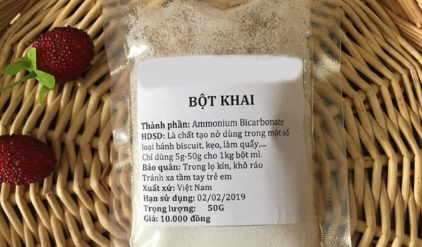 Bột khai là bột gì?