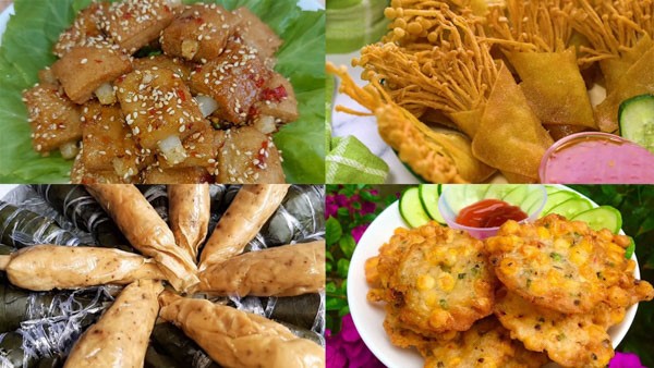 Đa dạng món chiên thơm ngon giòn rụm