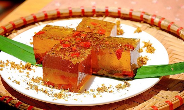 Bánh quế hoa cao dạng thạch
