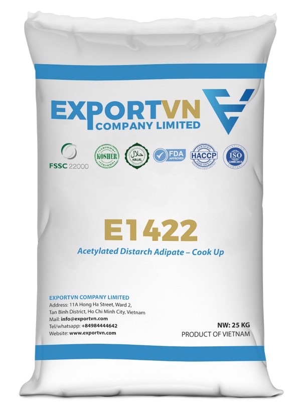 Tinh bột biến tính ACETYLATED DISTARCH ADIPATE E1422