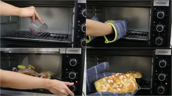 Nướng bánh mì hoa cúc
