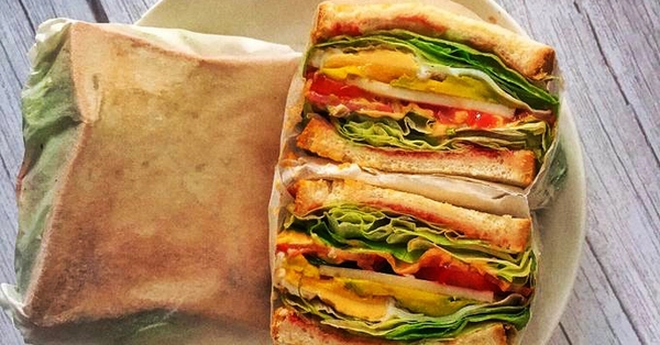 Cách làm bánh mì sandwich rau củ