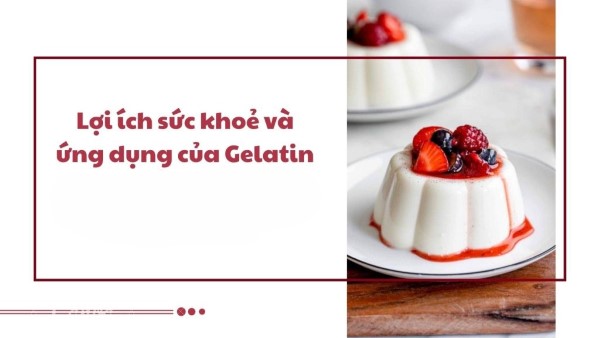 Các lợi ích của gelatin