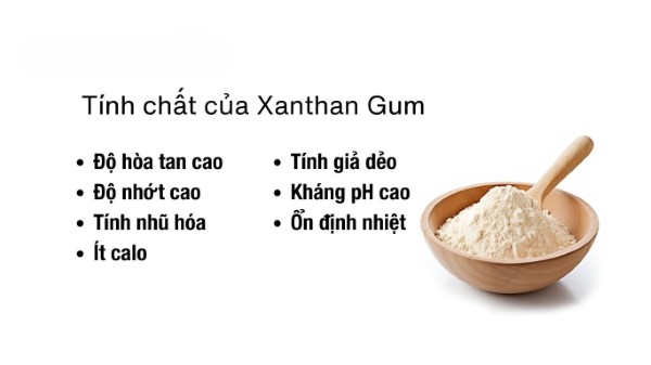 Tính chất của Xanthan Gum