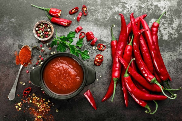 Ớt cay mang lại vị cay nồng cho món ăn và là một trong các loại gia vị tốt cho sức khỏe