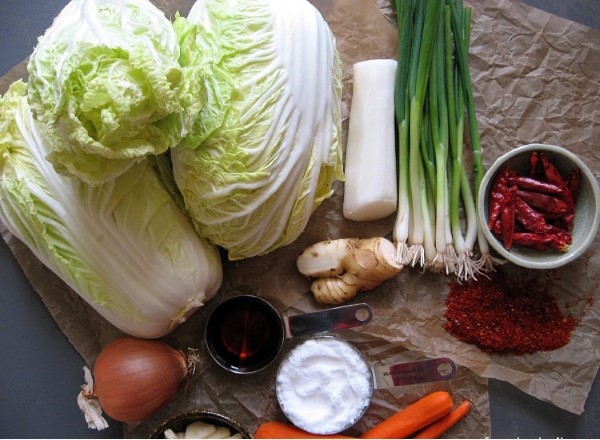 Cách làm kim chi bằng gói gia vị bằng cải thảo