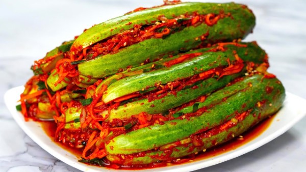 Cách làm kim chi bằng gói gia vị bằng dưa chuột