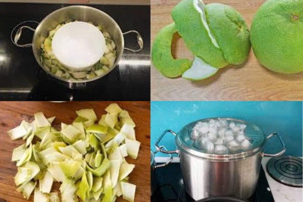 Cách làm tinh dầu bưởi bằng chưng cách thủy