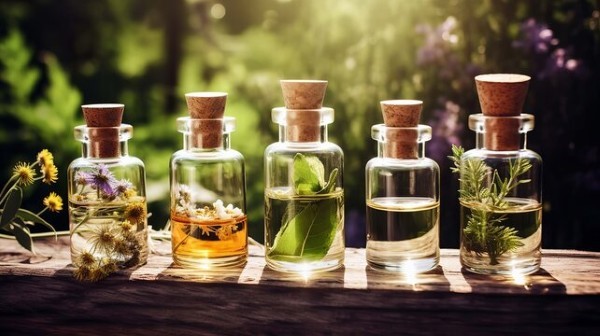 Tinh dầu thiên nhiên được chiết xuất từ các bộ phận của cây như hoa, lá, thân, rễ