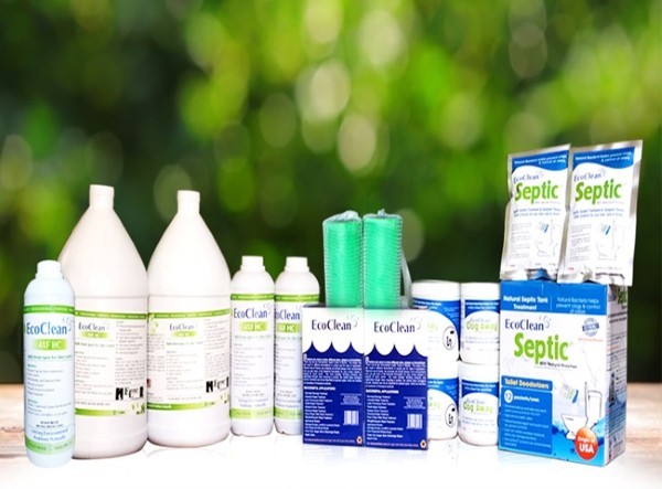 Các sản phẩm làm sạch sinh học sử dụng các loại enzyme và vi khuẩn tự nhiên