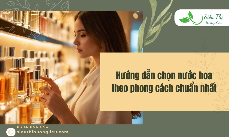 Hướng dẫn chọn nước hoa theo phong cách​ chuẩn nhất