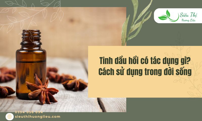 Tinh dầu hồi có tác dụng gì? Cách sử dụng trong làm đẹp, nước hoa