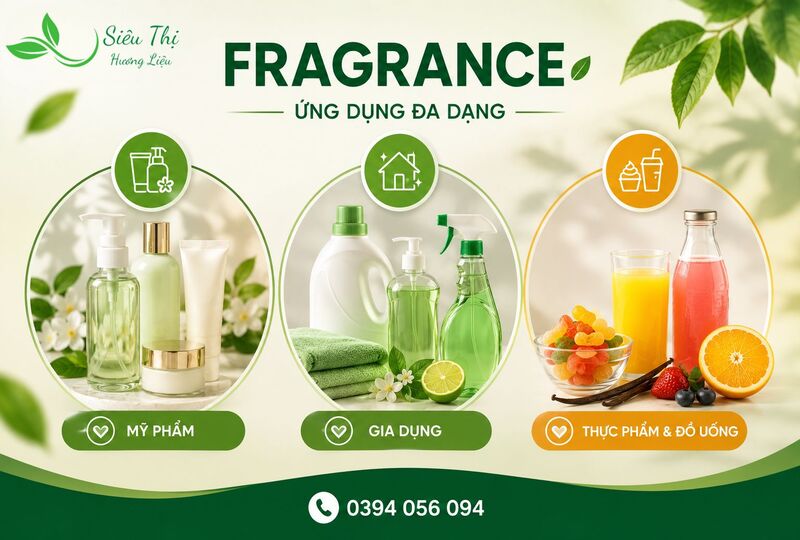 Công dụng và vai trò của fragrance trong các ngành công nghiệp Công dụng và vai trò của fragrance trong các ngành công nghiệp