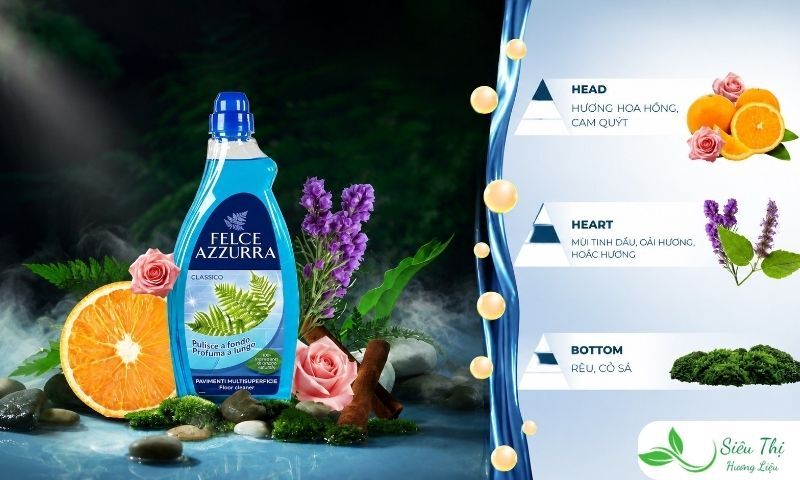 Hương hoa cỏ tươi mát cho nước lau sàn Hương hoa cỏ tươi mát cho nước lau sàn