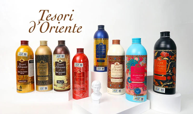Bộ sưu tập chai mẫu hương sữa tắm theo tâm trạng