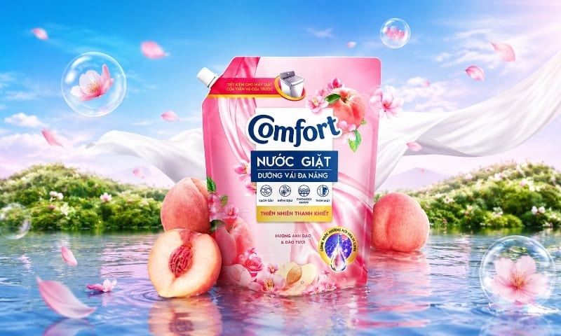 Nước giặt với nhóm hương trái cây mang lại cảm giác tươi mát Nước giặt với nhóm hương trái cây mang lại cảm giác tươi mát