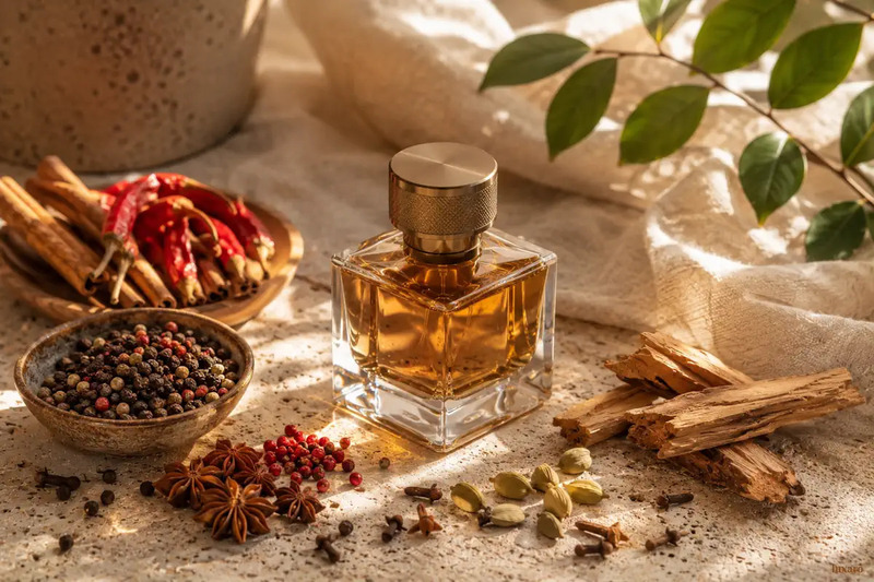 Hương gia vị (Spicy) với mùi cay nồng, ấm và kích thích khứu giác Hương gia vị (Spicy) với mùi cay nồng, ấm và kích thích khứu giác