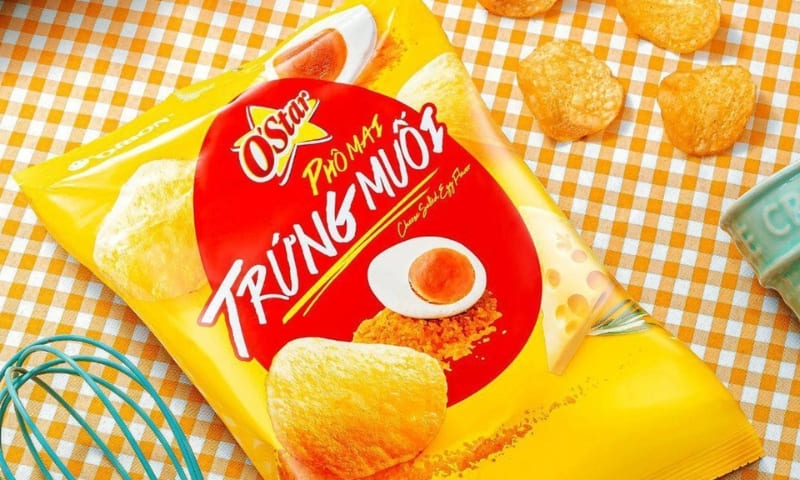 Nhóm hương phô mai và trứng muối cho snack