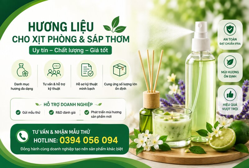 Địa chỉ mua hương liệu cho xịt phòng uy tín, giá tốt Địa chỉ mua hương liệu cho xịt phòng uy tín, giá tốt