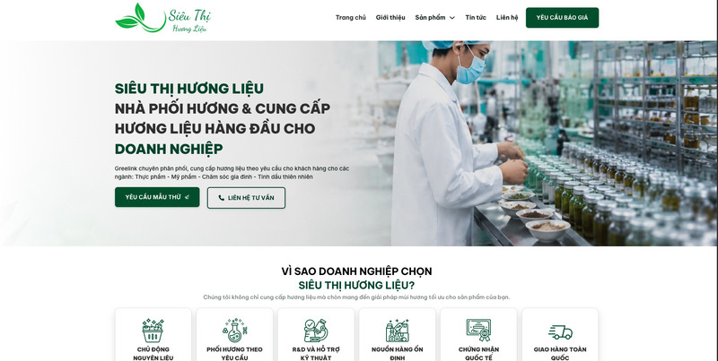 Siêu Thị Hương Liệu - Nhà cung cấp hương liệu mỹ phẩm uy tín chất lượng Siêu Thị Hương Liệu - Nhà cung cấp hương liệu mỹ phẩm uy tín chất lượng
