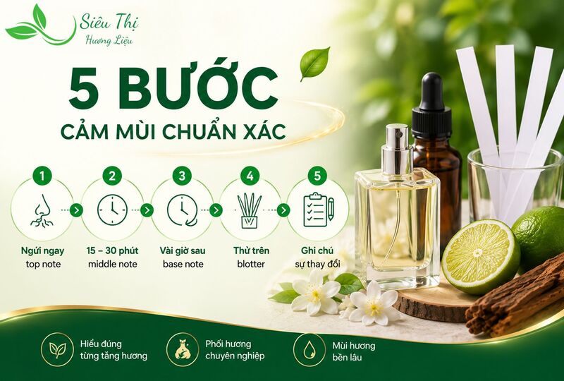 Cách xác định và phân biệt các nốt hương hiệu quả Cách xác định và phân biệt các nốt hương hiệu quả