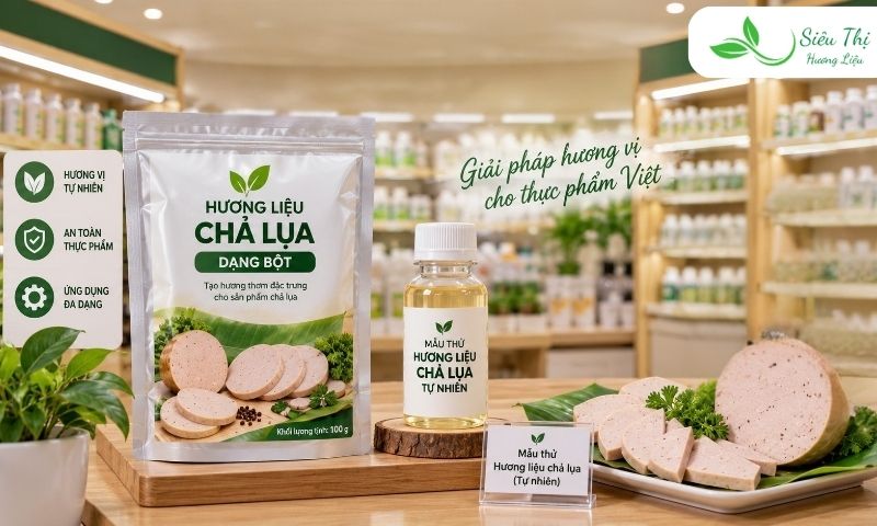 Hương liệu chả lụa tự nhiên tại Siêu Thị Hương Liệu Giải pháp hương liệu chả lụa tự nhiên tại Siêu Thị Hương Liệu