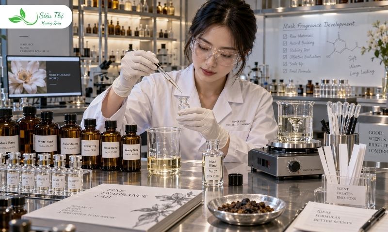 Ứng dụng xạ hương trong sản xuất nước hoa và mỹ phẩm Ứng dụng xạ hương trong sản xuất nước hoa và mỹ phẩm